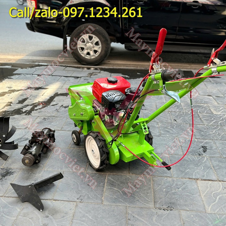 Máy xới đất, cắt sạc cỏ, lên luống chạy xăng 7Hp Kawasaki KD170 giá rẻ