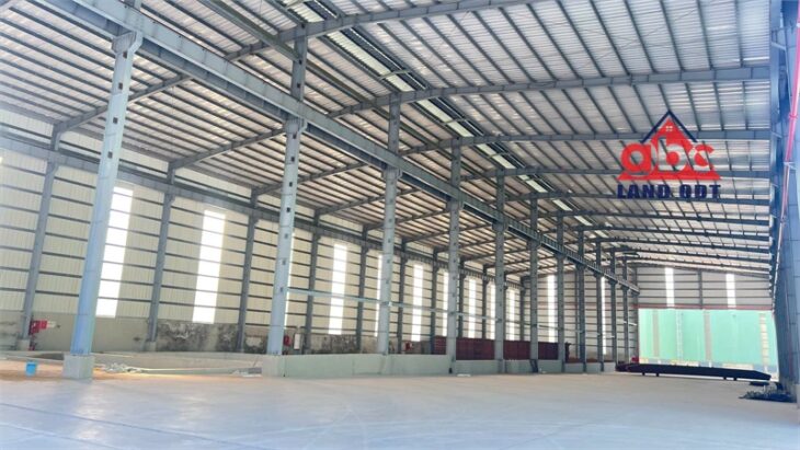 XT045 nhà xưởng kiên cố , chiều cao 16. trọng tải nền lớn phù hợp SX công nghiệp nặng