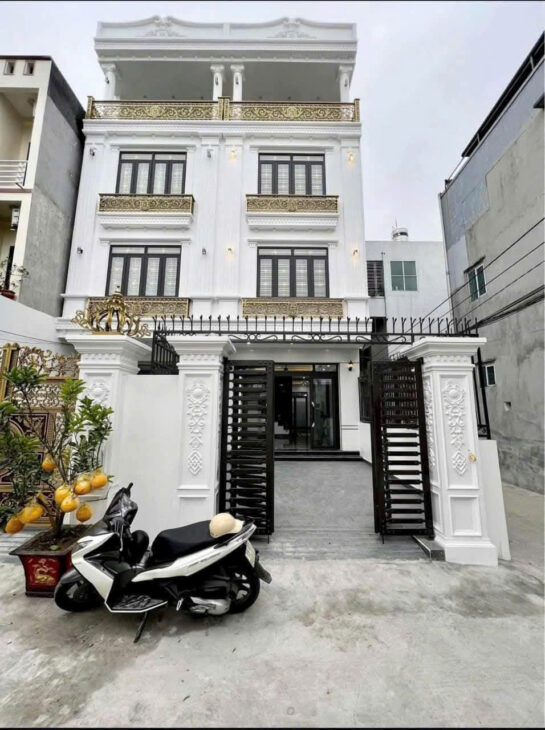 Nhà Trực Cát – Thiên Lôi, 88m 4 tầng, lô góc, sân cổng để ô.tô, Giá 6.9 tỉ