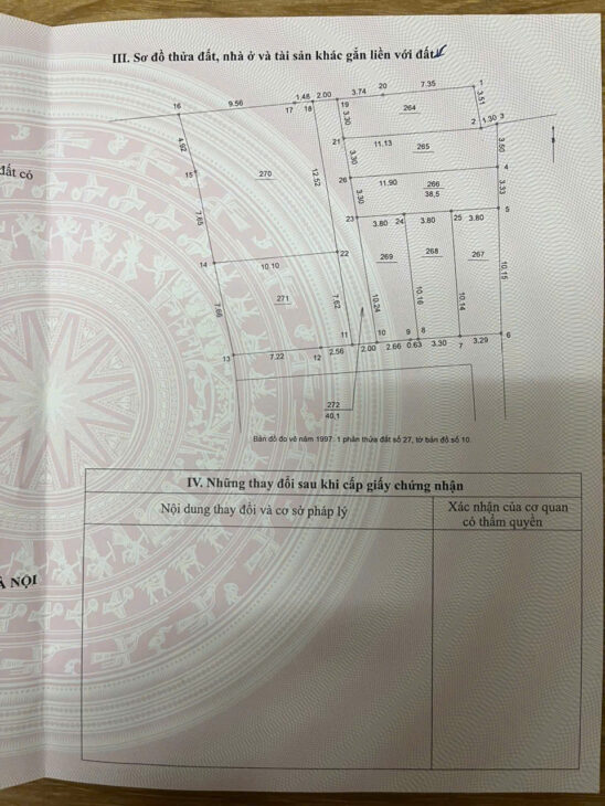 Cần Bán 38 m2 Đồng Mai- Hà Đông giá 2.72 tỷ – LH 0977790353