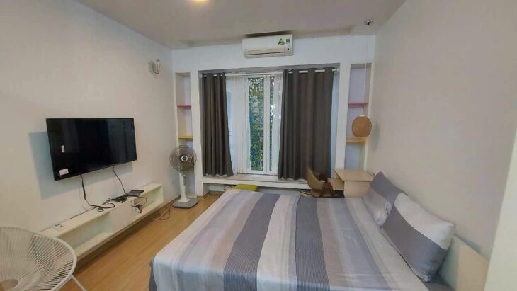 Cho thuê CHDV 1PN, 1VS, 45m2 tại Hàm Long, Hoàn Kiếm, 7,5 triệu