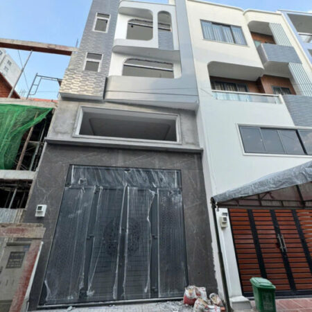 BÁN NHÀ 4 TẦNG 50M2, 4PN, 5WC – BÌNH HƯNG HÒA A, BÌNH TÂN – GIÁ 6.3 TỶ – SỔ HỒNG