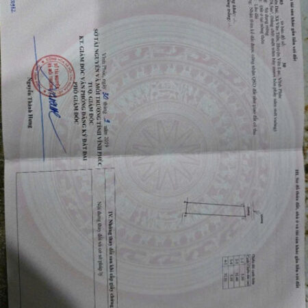 bán đất thôn tiên đài xã văn tiến huyện yên lạc tỉnh vĩnh phúc 174.5m2 giá 2,2 tỷ