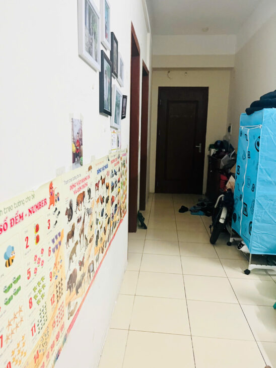 Bán căn hộ 55m Đại Thanh , thiết kế 2pn ,1vs , sổ đỏ gần chợ , bệnh viện