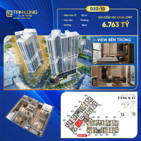 Cần Bán Căn 2N+ Tầng Trung siêu đẹp tại dự án Kepler Tower : 82m2, 2PN+1;