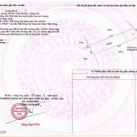 Giá sốc! Bán đất Long Tân 116m2 chỉ với 340 triệu