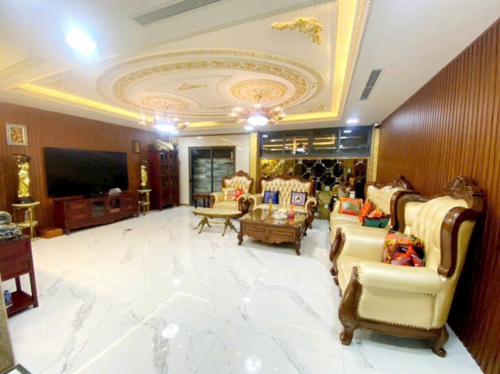 Biệt thự mỹ đình, 2 ô tô tránh, 2 thoáng trước sau Diện tích 125m2, 6 tầng, mặt tiền 7. Giá 40 tỉ