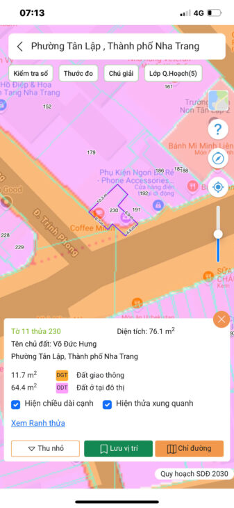 bán nhà căn góc nguyễn thị minh khai trịnh phong nha trang dt 76m² Giá bán: 22,5 tỷ lh: ngọc bích