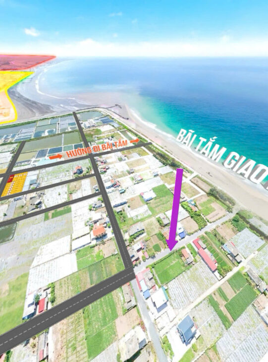 Chính chủ bán đất giao phong 100m2 cách biển 30m chỉ nhỉnh 2 tỷ