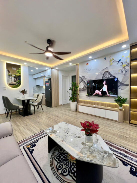 Căn hộ sổ đỏ, tầng thấp tòa chung cư Rice City, Linh Đàm, quận Hoàng Mai, 54m2, 2 ngủ, giá chỉ 3.7x