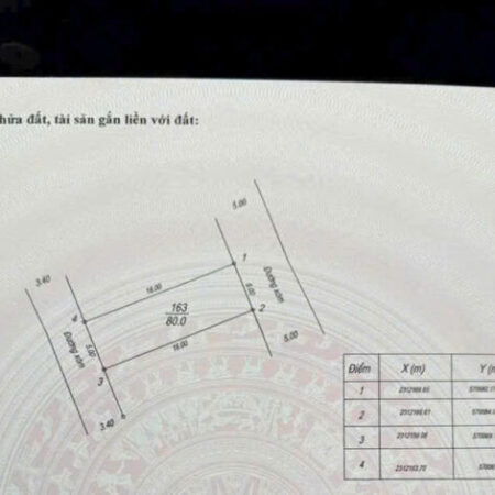 Bán gấp Hàng mới cụm 3 lô Trường Yên – Diện tích: 80m / lô – Đường Ô TÔ tải vào tận đất,