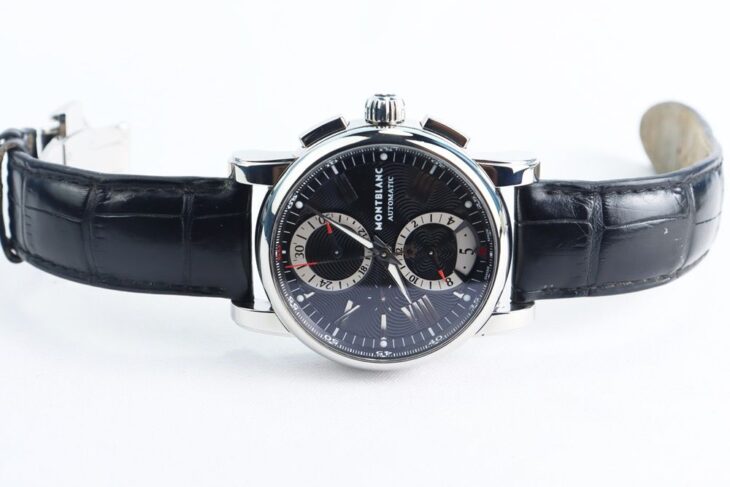 Đồng Hồ Nam : Montblanc Star 4810 Chronograph Automatic, bản dây da, Size 44mm – Fullbox.