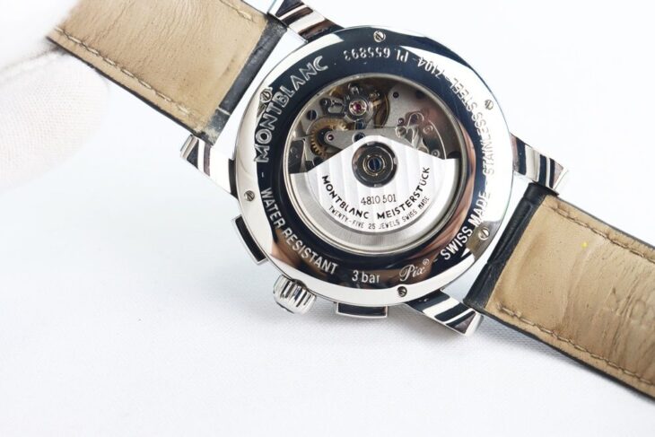 Đồng Hồ Nam : Montblanc Star 4810 Chronograph Automatic, bản dây da, Size 44mm – Fullbox.
