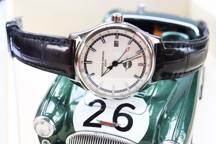 Frederique Constant Vintage Rally Healey giờ GMT FC-350HS5B6 Automatic Size 40mm Fullbox