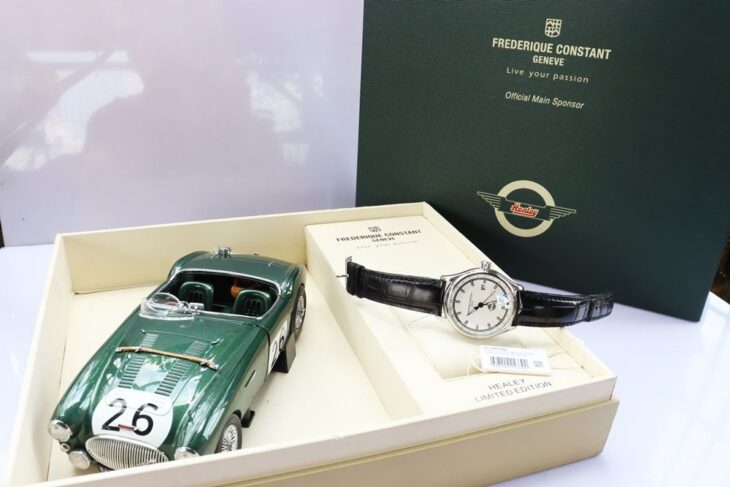 Frederique Constant Vintage Rally Healey giờ GMT FC-350HS5B6 Automatic Size 40mm Fullbox