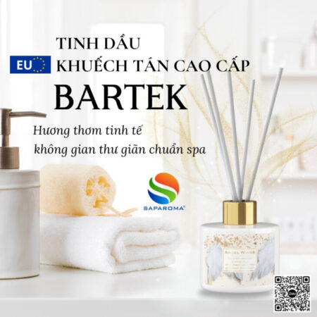 Tinh dầu cao cấp BARTEK 100ml, xông phòng, thư giãn, hỗ trợ khử mùi, hàng chính hãng Châu Âu