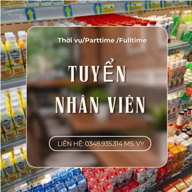 Quận Bình Thạnh tuyển nhân viên bán hàng – Thời gian linh hoạt