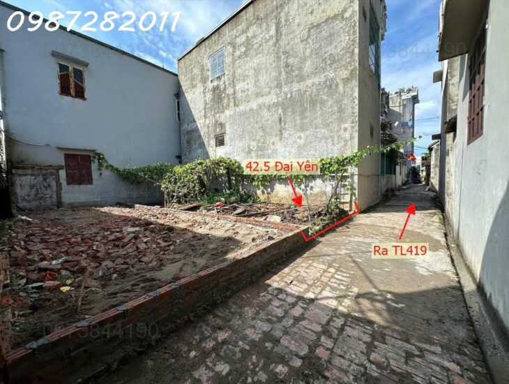 e cần bán mảnh đất đẹp đất phường chương mỹ – đại yên -42,5m sẵn sổ đỏ liên hệ e : 0987282011