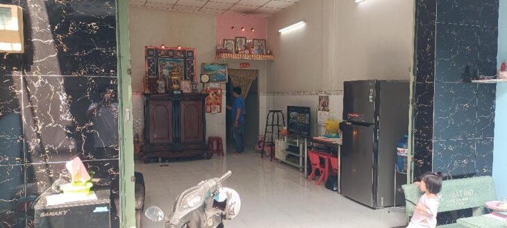 KẸT TIỀN BÁN GẤP NHÀ ĐƯỜNG HOÀI THANH, [P14, Q8] DT: 113.3M2( 5.2 X 22M) SÁT BÊN CHỢ, CHỈ 5.2 TỶ.