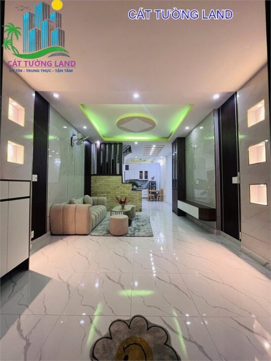 Bán nhà riêng 4x13m, 3 tầng. HXH thông Phan Huy Ích, Ngay Trường TH Tây Sơn