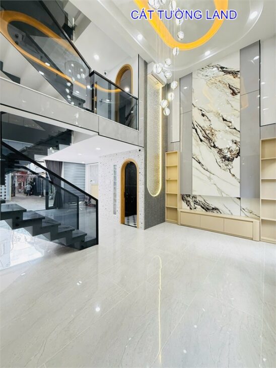 Nhà mới 5.5x15m, 4 tầng đủ nội thất, tại Phan Huy Ích, Phường 12. Giá chỉ 7.2 tỷ