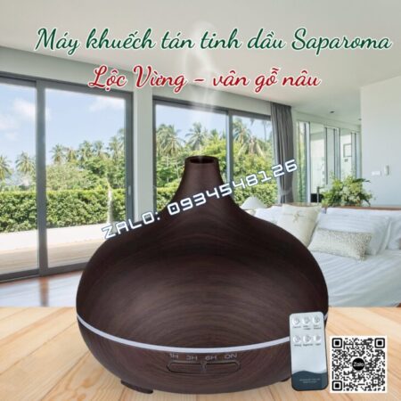 MÁY XÔNG TINH DẦU PHUN SƯƠNG SAPAROMA 550ml, THƠM PHÒNG, THƯ GIÃN, HỖ TRỢ KHỬ MÙI, XUA ĐUỔI MUỖI