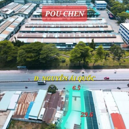 BÁN NHÀ SỔ RIÊNG 196,5M2 MẶT TIỀN QUỐC LỘ 1K, CHỢ HÓA AN