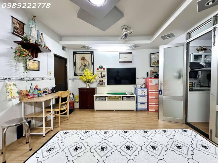 LÊ VĂN SỸ – HẺM TRẢI NHỰA 6M Ô TÔ QUAY ĐẦU – 74M2 ( 4.4×17.5 nở hậu 5m ) – 5 TẦNG – 8 CHDV MỚI –