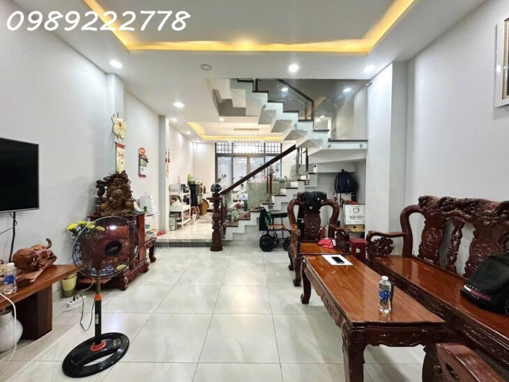 #BÌNH_THẠNH]—XVNT—P26– 60M2 (4×12.5,nở hậu 6.4m ) – 4 TẦNG – 5 CĂN RA HẺM Ô TÔ.