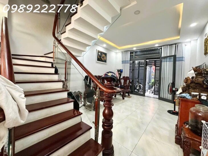 #BÌNH_THẠNH]—XVNT—P26– 60M2 (4×12.5,nở hậu 6.4m ) – 4 TẦNG – 5 CĂN RA HẺM Ô TÔ.