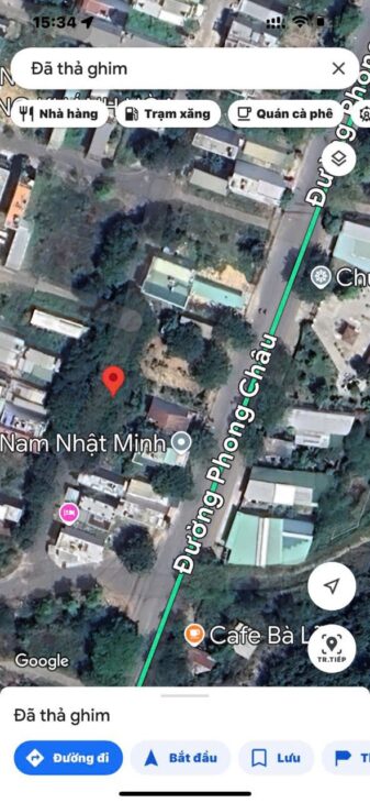 Cần Bán lô TĐC Đất Lành đường nhựa rộng 13m song song với Phong Châu. Con đường đẹp nhất khu, mát