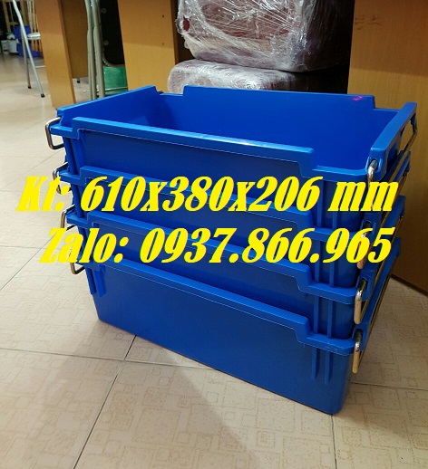 Bán buôn khay nhựa có quai, khay nhựa có quai sắt, sóng nhựa bít có quai xách