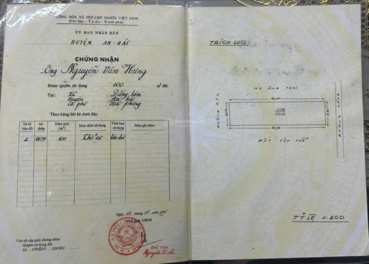 Bán lô đất100m tuyến 2 Ngô Gia Tự, Đằng Lâm , Hải An