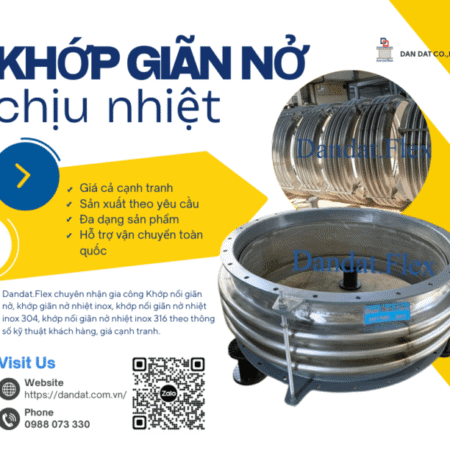Khớp Giãn Nở Inox Nối Bích – Khớp nối giãn nở nhiệt inox, Khớp giãn nở inox Khớp Giãn Nở Inox Nối Bích – Khớp nối giãn nở nhiệt inox, Khớp giãn nở inox