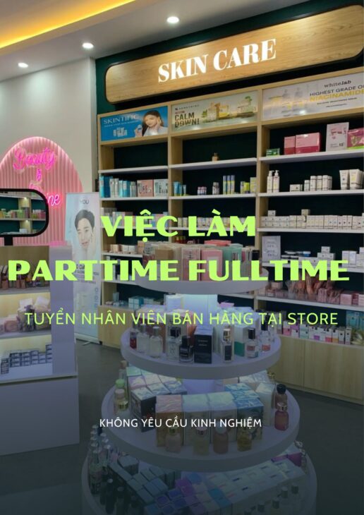Tuyển Nhân Viên Làm Thêm Parttime/Fulltime Bán Hàng Quận Gò Vấp