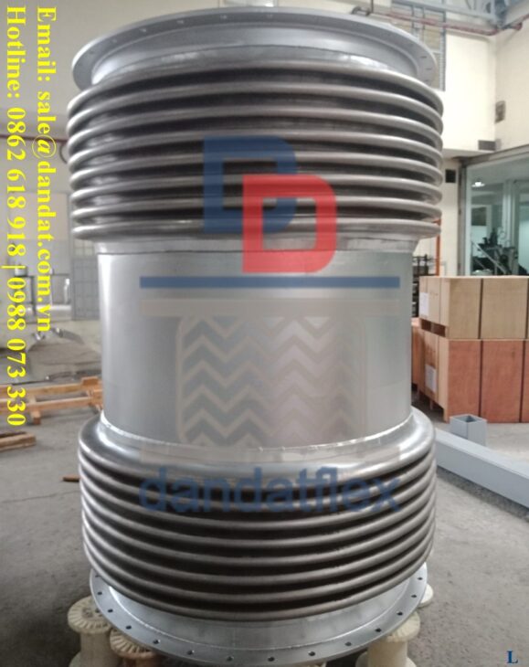 Ống bù trừ giãn nở, khớp nối giãn nở nhiệt, khớp giãn nở inox, khớp co giãn inox, mối nối mềm inox