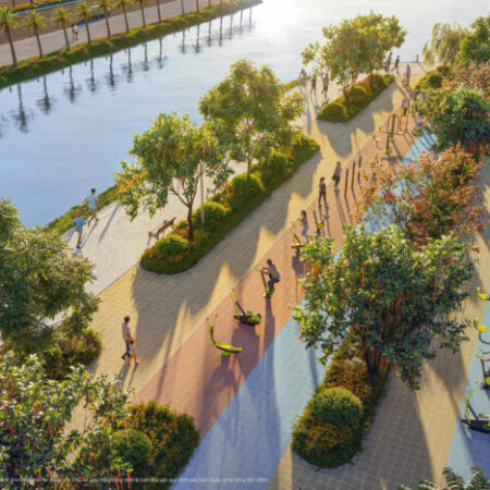 Bán Biệt thự song lập mặt sông 228m giá 47 tỷ Vinhomes Đan Phượng