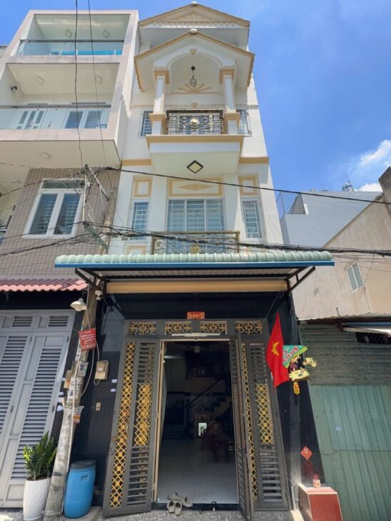 BÁN NHÀ – LÊ VĂN QUỚI – BỐN XÃ – BÌNH TÂN – 4 TẦNG – Ô TÔ TRÁNH – 6 TỈ