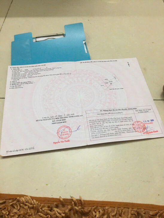 Bán Nhà Sổ Hồng, 1 Trệt, 1 Lầu Ấp Tân Phước, Xã Tân Kim, Cần Giuộc, Long An.