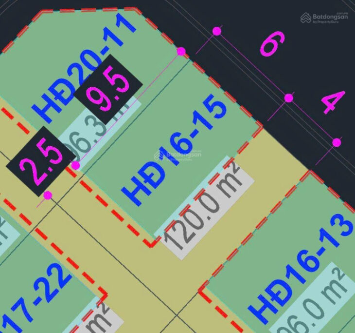 Căn liền kề khu Hừng Đông – gần công viên – dự án Vinhomes Wonder City, 120m2, mặt tiền 10m