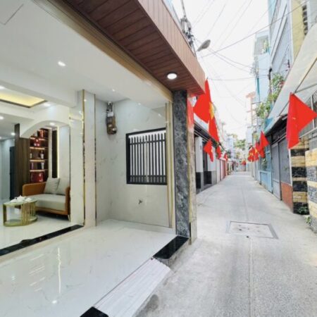 Bán nhà hẻm xe hơi Lê Văn Sỹ, Phường 11, Phú Nhuận – Smart Home hiện đại – 4 tầng BTCT – Gần 40m² –