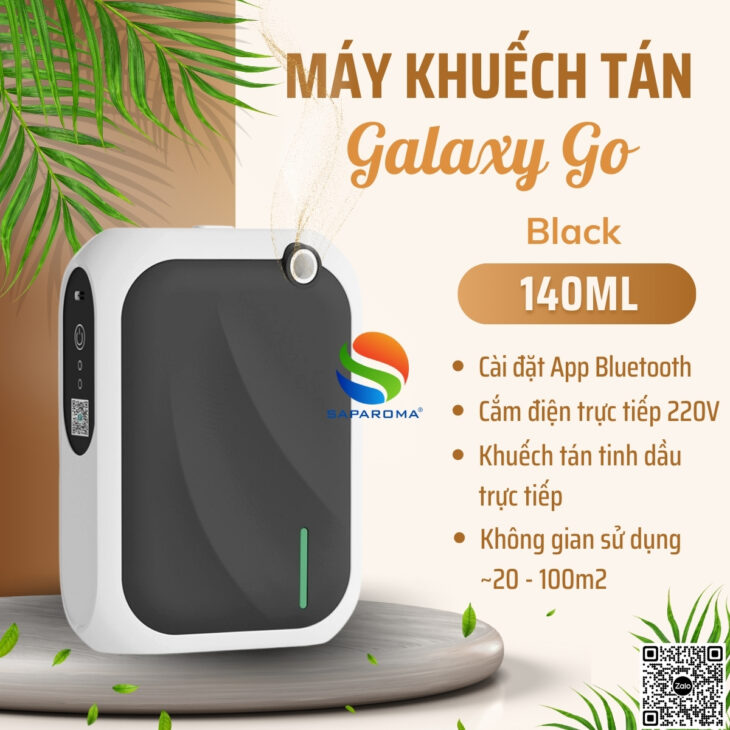 Máy khuếch tán tinh dầu trực tiếp SAPAROMA cài đặt App Bluetooth, tiết kiệm tinh dầu, sang trọng