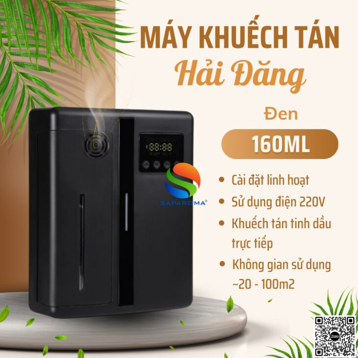 Máy tạo hương thơm công nghệ cao SAPAROMA hỗ trợ khử mùi, thơm phòng, đẳng cấp