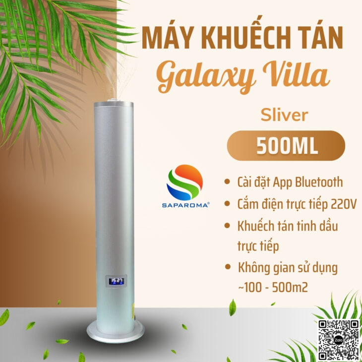 Máy khuếch tán cao cấp SAPAROMA, tỏa hương nhanh chóng, cài đặt App bluetooth thông minh, tiện lợi