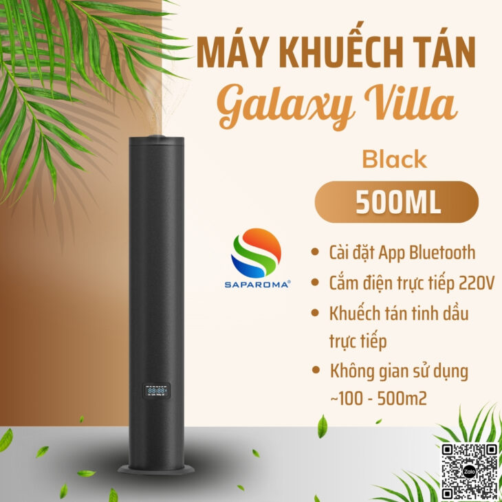 Máy khuếch tán cao cấp SAPAROMA, tỏa hương nhanh chóng, cài đặt App bluetooth thông minh, tiện lợi
