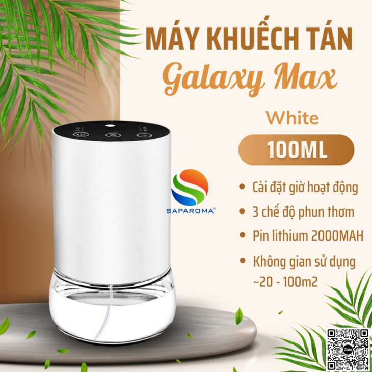 Máy tạo hương thơm công nghệ cao SAPAROMA hỗ trợ khử mùi, thơm phòng, đẳng cấp