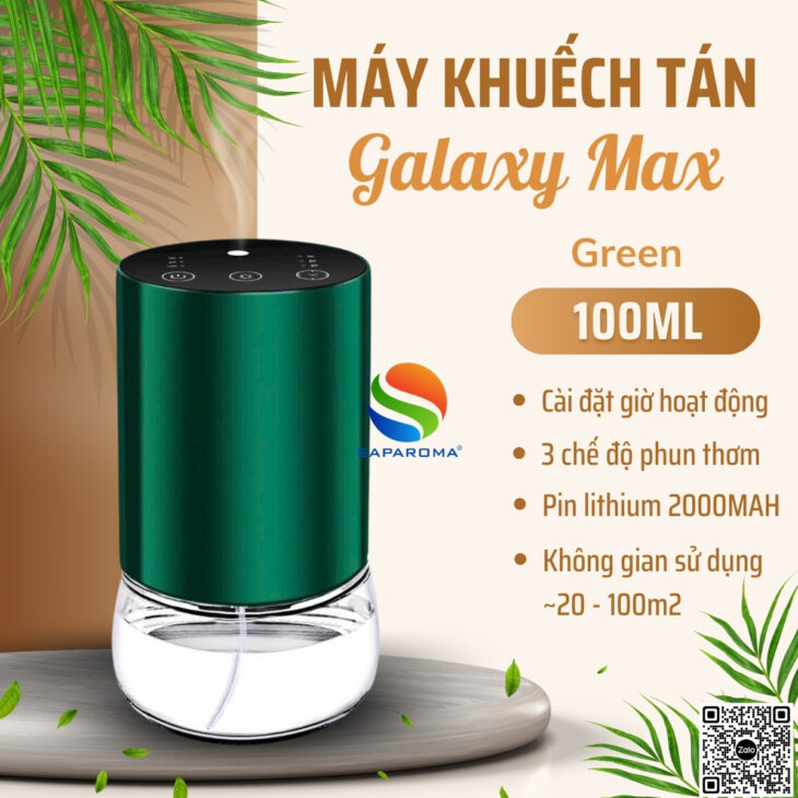 Máy tạo hương thơm công nghệ cao SAPAROMA hỗ trợ khử mùi, thơm phòng, đẳng cấp