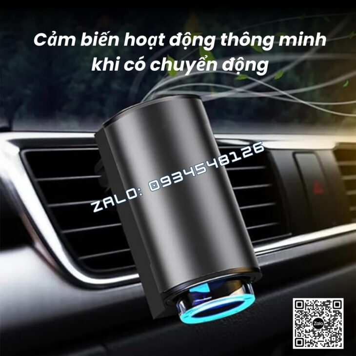 MÁY KHUẾCH TÁN TINH DẦU TỰ ĐỘNG CÀI CỬA GIÓ Ô TÔ GALAXY CAR PRO, HỖ TRỢ KHỬ MÙI XE HƠI