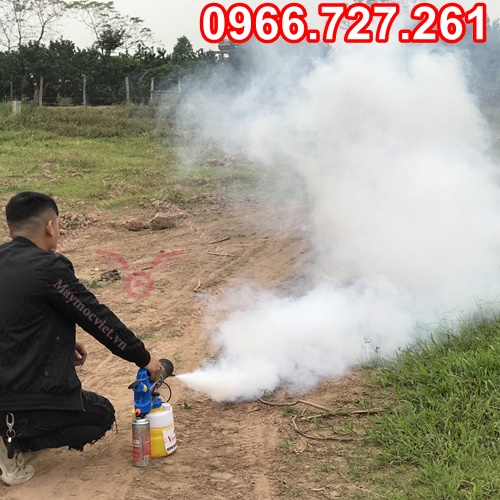 Máy phun khói mini chạy gas