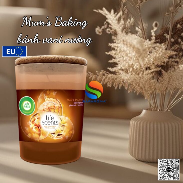 Nến thơm cao cấp nhập khẩu chính hãng Châu Âu, hỗ trợ khử mùi, thơm phòng, quà tặng ý nghĩa